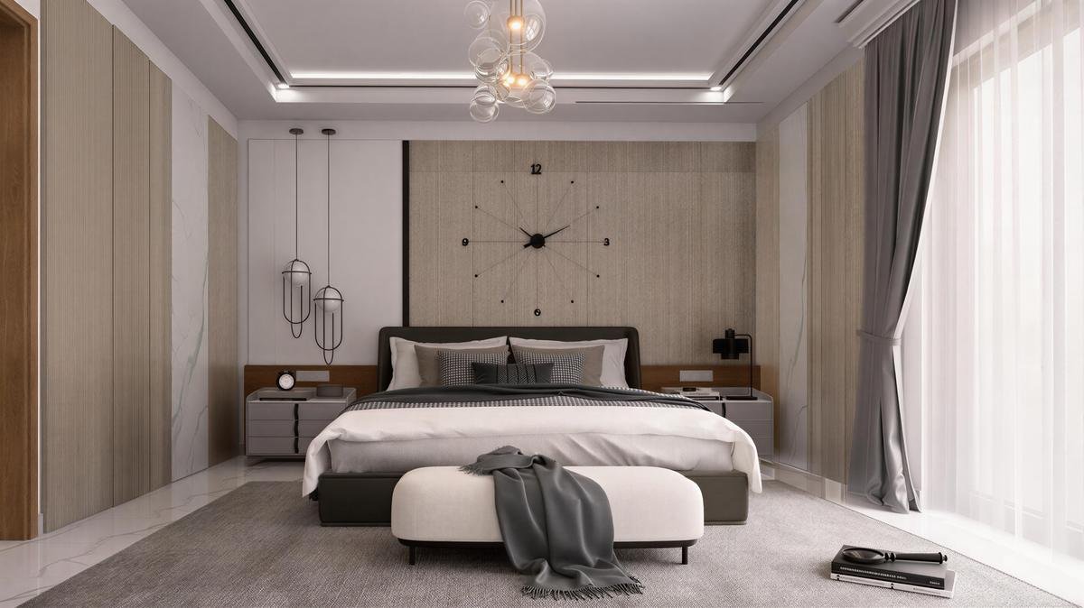 Master bedroom visualisation